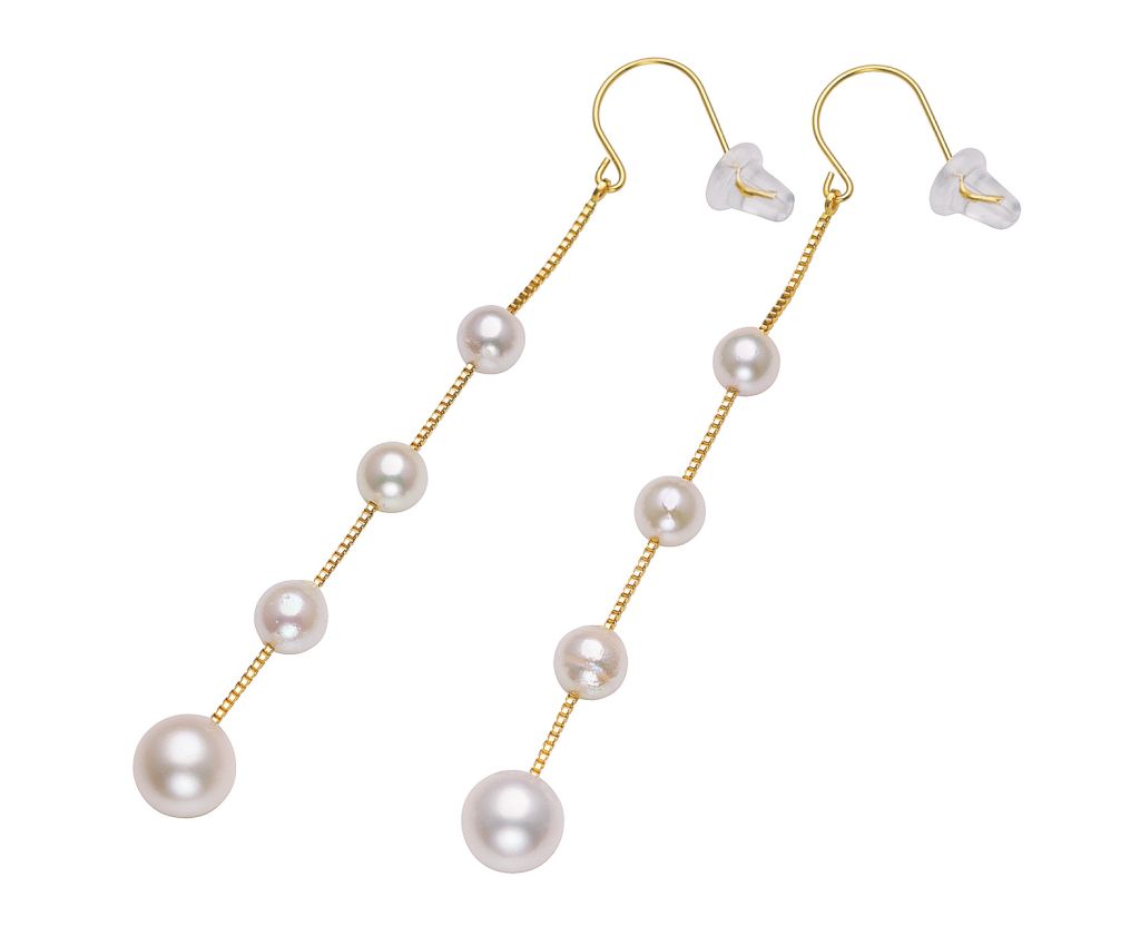 TOBA PEARL -K18 Akoya Pearl Earrings